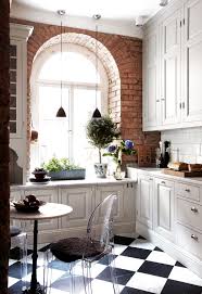Black And White Checkered Kitchen Decor Black And White Checkered Floor In The Kitchen And Dining Nook In 2020 Floor Decor Cheap Home Decor Checkered Floors