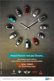 Leal Co Ltd Leal Swap Decouvrez Nos Offres Exceptionnelles Du 17 Au 19 Novembre 2016 Tel 2 Car Advertising Design Creative Poster Design Ads Creative