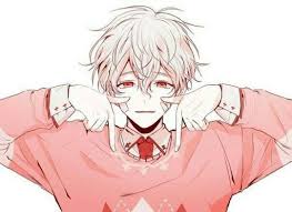 Kawaii Anime Male White Hair Red Eyes Cute Anime Guys Kawaii Anime Anime Guys