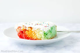 Check spelling or type a new query. Rainbow Jello Poke Cake Must Have Mom