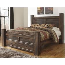 Ashley king bedroom set with storage. B246 68 St Ashley Furniture King Poster Bed With Storage Fb