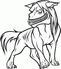 View and print full size. Creepy Dog Coloring Page Free Printable Coloring Pages For Kids