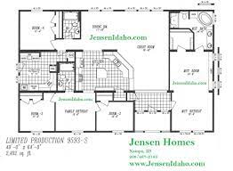 We supply to the entire seattle area, including king, snohomish, skagit, whatcom and pierce counties. 9593s Triple Wide 40x64 4br 2482sf Mobile Home Floor Plans Modern House Floor Plans Modular Home Plans