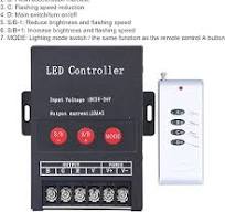 Hilitand 5V‑12V‑24V RGB LED Controller, PWM Digital LED Controller for  Colorful Strip Light Project with Remote Control
