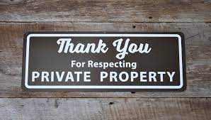 Maybe you would like to learn more about one of these? Metal Private Property Sign Signs Of The Mountains