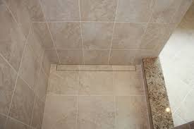 Schluter Shower Floor Using The Tiled Linear Drain Any Size Tile Can Be Used On This Single Plane Shower F Shower Pan Liner Shower Pan Stylish Shower Curtain