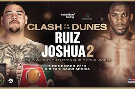 See all the latest news on the fight here. Max Boxing News Anthony Joshua Vs Andy Ruiz 2 Saudi Arabia Gets The Big Heavyweight Rematch