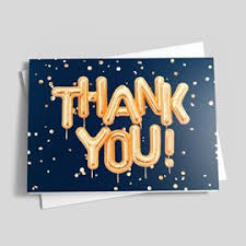 Elegant black custom logo business thank you note. Thank You Cards For Businesses By 123print