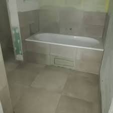 Badezimmer 2 Bad Badezimmer Bathroom Badewanne Dusche Ebenerdigedusche Niesche Fliesen Fliese Feinsteinzeug Feinste Bathtub Bathroom Alcove Bathtub