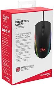 Set button bindings, program and store macros, customize lighting, and configure virtual 7.1 surround sound. Hyperx Hx Mc002b Pulsefire Surge Rgb Wired Optical Gaming Mouse Pixart 3389 Sensor Up To 16000 Dpi Ergonomic 6 Programmable Buttons Compatible With Windows 10 8 1 8 7 Black Buy Online At Best Price In Uae Amazon Ae