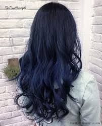 The colour reminds the deep sea or dark sky in the night. Deep Blue Bob 20 Dark Blue Hairstyles That Will Brighten Up Your Look The Trending Hairstyle
