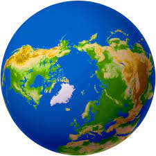 North Pole Globe North Pole Map Globe