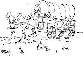 And with a cowboy theme, there's nothing better! Covered Wagon Coloring Pages