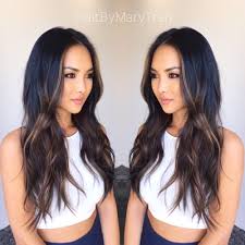 Photo Of Mare La Santa Monica Ca United States Chocolate Brown Subtle Ombre Hair Color Asian Black Hair Balayage Asian Hair