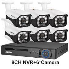 8MP Security Camera System 4K POE NVR Outdoor Video Surveillance Kit Home IP  CCTV Camera Set Xmeye - AliExpress