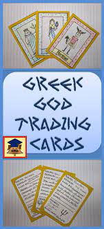 Greek Gods Trading Cards Greek Gods Greek And Roman Mythology Greek Pantheon