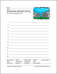 Download These Printable Earthquake Word Games Teaching 6th Grade 6th Grade Reading Earthquakes Activities