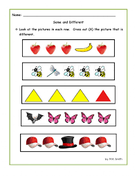 Same And Different Interactive And Downloadable Worksheet You Can Do The Exercises Online Or D Free Preschool Worksheets Kids Worksheets Printables Worksheets