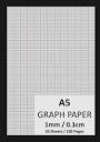 A5 Graph Paper 1mm 0.1cm: 148mm x 210mm, 1/5/10 mm Square Grid Ruled