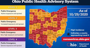 Nearly Half Of Ohio Counties Are Now Red Under Coronavirus Advisory Map Wtrf