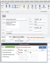 The word journal should be in the ref no. Quickbooks Memorized Transactions Save Time And Accuracy