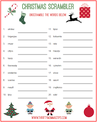 Vergleiche & finde günstige preise. Christmas Scrambler Free Word Game Puzzle Thrifty Mommas Tips