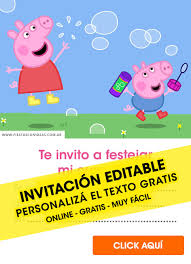 Peppa pig free printable birthday invitations. 15 Free Peppa Pig Birthday Invitations For Edit Customize Print Or Send Via Whatsapp Fiestas Con Ideas