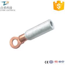 China Dtl 2 Ring Copper Aluminum Bimetallic Cable Lugs Terminals China Cable Lugs Bimetallic Lugs