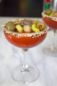 Manhattan Dirty Bloody Mary Martini recipe