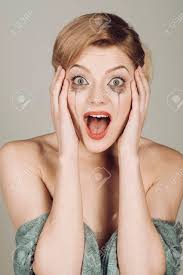 It washes out straight away. Girl Cry With Mascara Streams On Face Lady With Blonde Hair Stock Photo Picture And Royalty Free Image Image 96673617