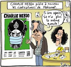 Oui, bien sûr, les caricatures de mahomet produites par charlie hebdo au lendemain des émeutes provoquées par le film islamophobe « l'innocence des caricatures de jésus ou du pape, on en perd rapidement le compte dans charlie hebdo, et elles ne sont pas moins provocantes pour la religion. Ornikkar Ar Twitter Charlie Hebdo Publie A Nouveau Les Caricatures Par Salles