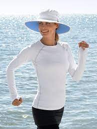 Women S Bodyshade Athletic T Shirt In 2021 Sun Protective Clothing Warm Weather Outfits Spf Clothing