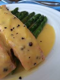 Hosting an easter breakfast or bru Baked Salmon With Seared Asparagus And Hollandaise Sauce Thewonkyspatula Com