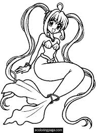 / 7+ beautiful mermaid coloring pages. Printable Anime Mermaid Coloring Pages Coloring And Drawing