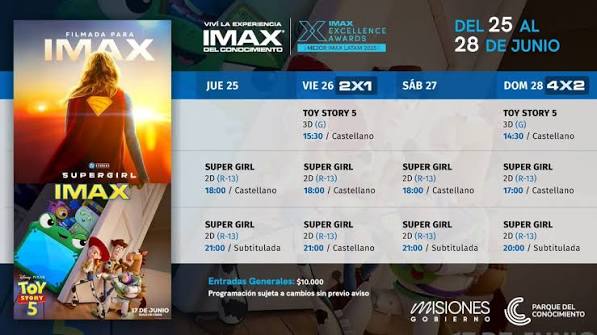 Supergirl llega al IMAX y Toy Story 5 contin�a su aventura https://t.co/blRJEtaWOS