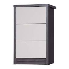 Cheap nightstands, buy quality furniture directly from china suppliers:bedroom furniture bedside table with 1 drawer 3 drawer nightstand sofa side cabinet marble texture mdf storage table enjoy free shipping worldwide! April Bedside Table Grey Sand Gloss 3 Drawer Fads