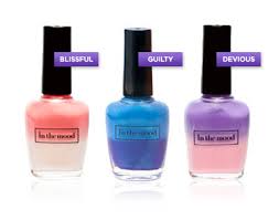 in the mood color changing nail polish