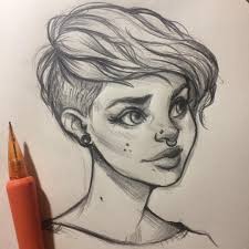 I Love Browsing Pinterest For Sketch Inspiration There S So Many Beautiful Women On There With Amazing Style Art Drawings Sketches Sketches Sketch Inspiration