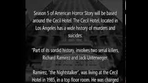 1984 might connect to american horror story: Hotel Cortez American Horror Story 5 The Real Story Of Cecil Hotel La Youtube