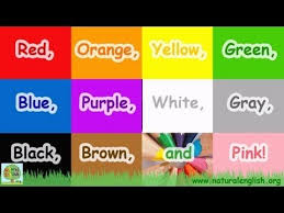 The Colors Song Fun Learning For Children By Natural English Org Youtube Color Songs Learn English Color Song For Kids