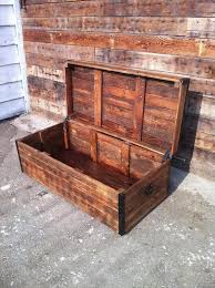 Diy Pallet Wood Chest And Coffee Table 101 Pallets Diy Wood Chest Wood Pallets Pallet Diy