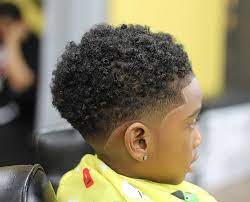 Pin On Kids Another of the boy haircuts 2020 to suit natural texture of african american hair, this one is perfect for black boys looking to add some charm to their personality.