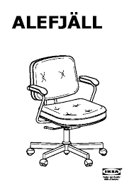 Alefjall Office Chair Alefjall Glose Black Ikeapedia