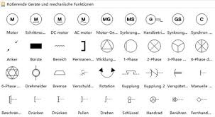 Industrieller Schaltplan Symbole Schaltplan Schalter Planer