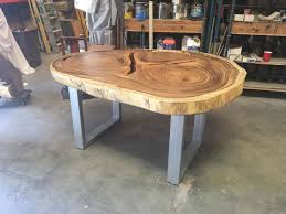 Live edge easthampton solid wood coffee table with storage. Round Live Edge Wood Slabs Sarasota Florida