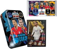 I will design match attax cards of your favorite clubs ( man utd, liverpool, real madrid, barcalona,.) 5$ for 15 base cards. Amazon Com Match Attax 2020 21 Topps Champions League Cards Golden Goalscorers Mega Tin 1 Bonus Promo Pack 55 Cards 15 Exclusive Cards Le Gold Neymar Card Look For Martial Benzema Suarez Sports Outdoors