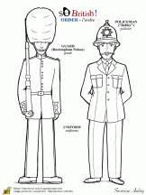 Policier Et Garde Anglais Garde Anglais Angleterre Policier