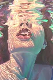 Isabel Emrich Paints Dazzling Portrayals Of Women Who Dive Underwater Portrait Photographie Sous L Eau Sous L Eau