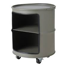 Chevet Enfant Bidon Metal Circuit Tambor De Ferro Moveis Barril