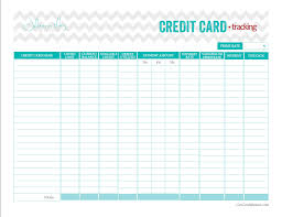 Perfect Free Credit Card Tracking Printable From Get Credit Smart Credit Card Tracker Credit Card Payment Tracker Paying Off Credit Cards